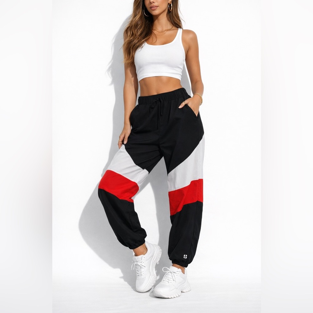 Sports Illustrated Colorblock Jogger Pants Small